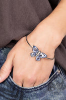 Paparazzi Accessories Butterfly Beatitude  Blue Bracelet