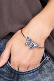 Paparazzi Accessories Butterfly Beatitude  Blue Bracelet