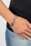 Paparazzi Accessories Has a WING to It - Blue Bracelet