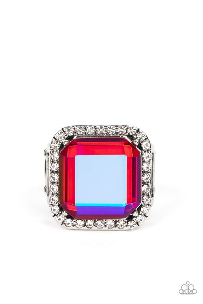 Paparazzi Accessories Slow Burn - Pink Ring