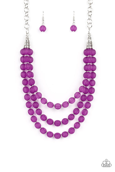 Paparazzi Accessories Summer Surprise - Purple Necklace