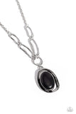 Paparazzi Accessories Sandstone Stroll - Black Necklace