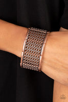 Paparazzi Accessories Camelot Couture - Copper Bracelet