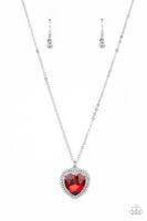 Paparazzi Accessories Sweethearts Stroll - Red Necklace