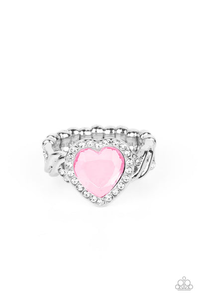 Paparazzi Accessories Committed to Cupid - Pink Ring