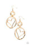 Paparazzi Accessories Enchanting Echo - Gold Earring