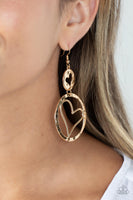 Paparazzi Accessories Enchanting Echo - Gold Earring