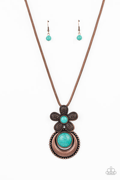 Paparazzi Accessories Bohemian Blossom - Copper Necklace