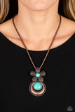 Paparazzi Accessories Bohemian Blossom - Copper Necklace