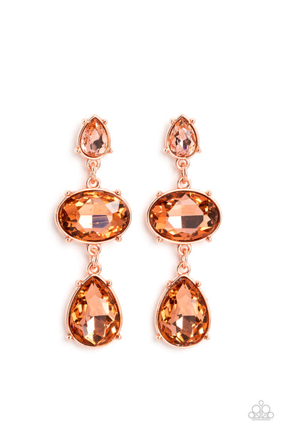 Paparazzi Accessories Royal Appeal - Copper Earring