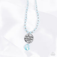 Paparazzi Accessories Priceless Plan - Blue Necklace