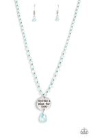 Paparazzi Accessories Priceless Plan - Blue Necklace