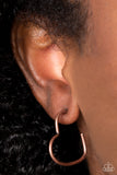 Paparazzi Accessories Burnished Beau - Copper Earring