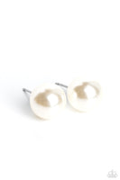 Paparazzi Accessories Debutante Details - White Pearl Earring