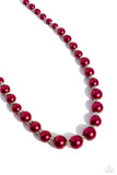 Paparazzi Accessories Manhattan Mogul - Red Necklace