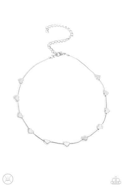 Paparazzi Accessories Public Display of Affection - Silver Necklace