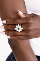 Paparazzi Accessories PETAL to the MEADOW - Blue Ring