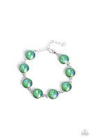 Paparazzi Accessories Enchanted Emblems - Green Bracelet