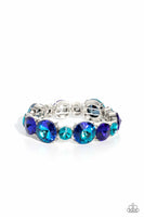 Paparazzi Accessories Refreshing Radiance - Blue Bracelet - August '23 Life of the Party