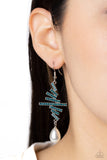 Paparazzi Accessories Timeless Tapestry - Blue Earring