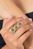 Paparazzi Accessories Dazzling Direction - Yellow Ring