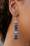 Paparazzi Accessories Superbly Stacked - Blue Earring