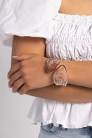 Paparazzi Accessories Palatial Palms - Rose Gold Bracelet