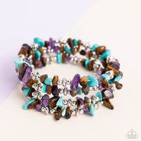 Paparazzi Accessories Stacking Stones - Brown Bracelet