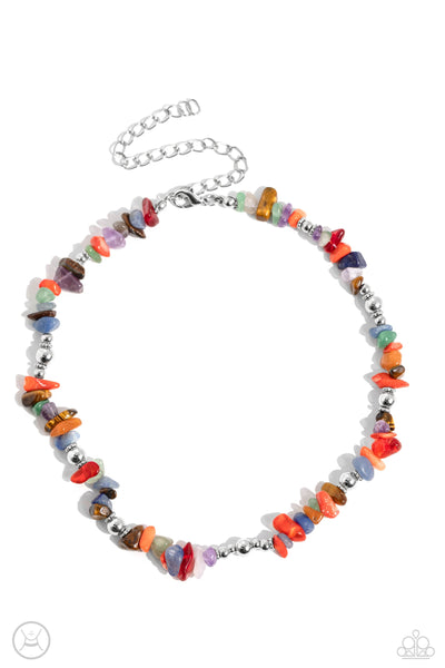 Paparazzi Accessories Carved Confidence - Multi Necklace