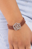 Paparazzi Accessories Regal Rose - Brown Bracelet