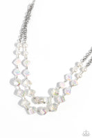 Paparazzi Accessories Eclectic Embellishment - White Necklace