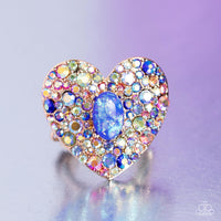 Paparazzi Accessories Bejeweled Beau - Blue Ring