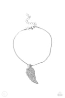 Paparazzi Accessories Angelic Accent - White Anklet