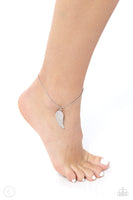 Paparazzi Accessories Angelic Accent - White Anklet