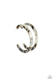 Paparazzi Accessories HAUTE-Blooded White Multi Hoop Earring