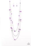 Paparazzi Accessories Brilliant Bliss Purple Necklace Set