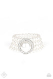 Paparazzi Accessories Top Tier Twinkle White Bracelet