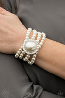 Paparazzi Accessories Top Tier Twinkle White Bracelet