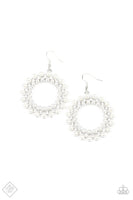 Paparazzi Accessories Pearly Poise White Earrings