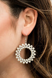 Paparazzi Accessories Pearly Poise White Earrings