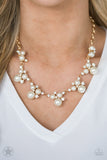 Paparazzi Accessories Toast To Perfection Necklace Set White