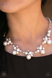 Paparazzi Accessories Toast To Perfection Necklace Set White