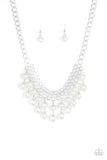 Paparazzi Accessories 5th Avenue Fleek White Necklace Set