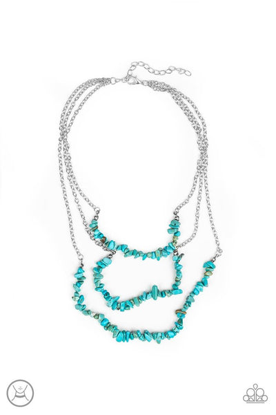 Paparazzi Accessories Eco Goddess Blue Necklace