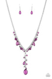 Paparazzi Accessories Crystal Couture - Purple Necklace Set