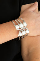 Paparazzi Accessories Mystified - White Bracelet