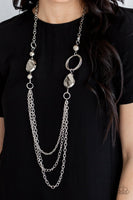 Paparazzi Accessories Rebels Have More Fun Silver Necklace