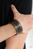 Paparazzi Accessories A ROAM With A View Brown Urban Bracelet