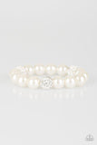 Paparazzi Accessories Cake Walk White Bracelet