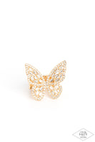 Paparazzi Accessories Flauntable Flutter Gold Ring